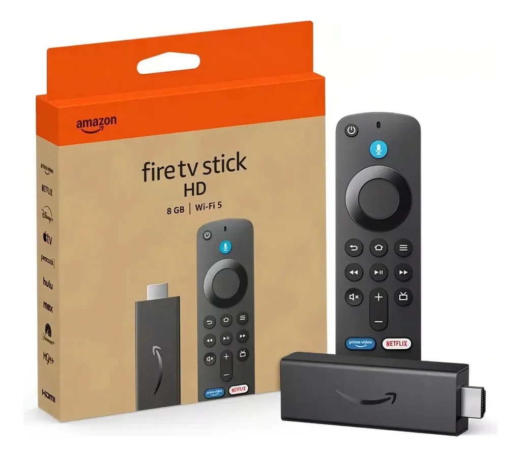 Amazon Stick HD Fire TV 3ª geração de voz Full HD 8GB