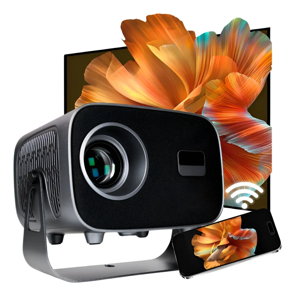 Projetor Portátil Full HD 4K T15 Pro 10000lm Wi-Fi Bluetooth