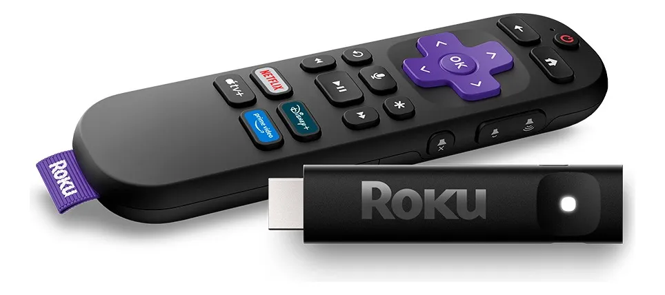 Roku Streaming Stick Plus 4K com Controle por Voz