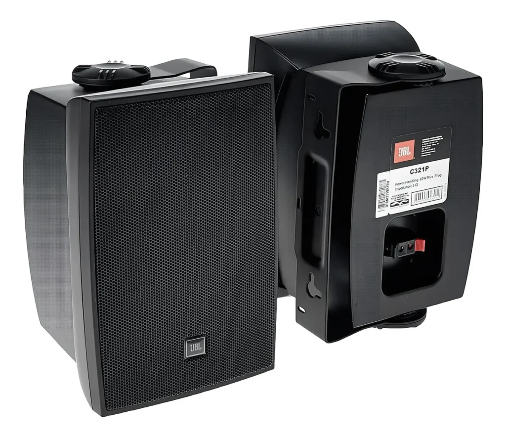 Caixa De Som Acústica Passiva JBL C321P Par Preta C321 60W