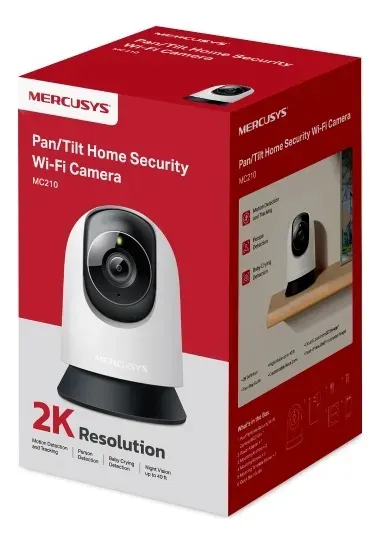 Câmera de Segurança Mercusys MC210 WiFi 2K 3MP 360°