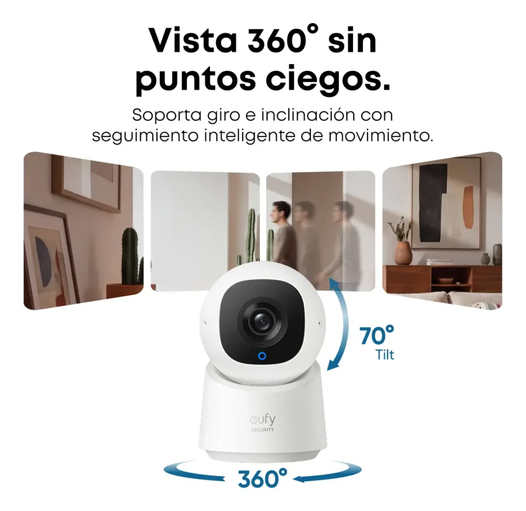 Eufy Câmera C220 360° 2K Wi-Fi (Anker)