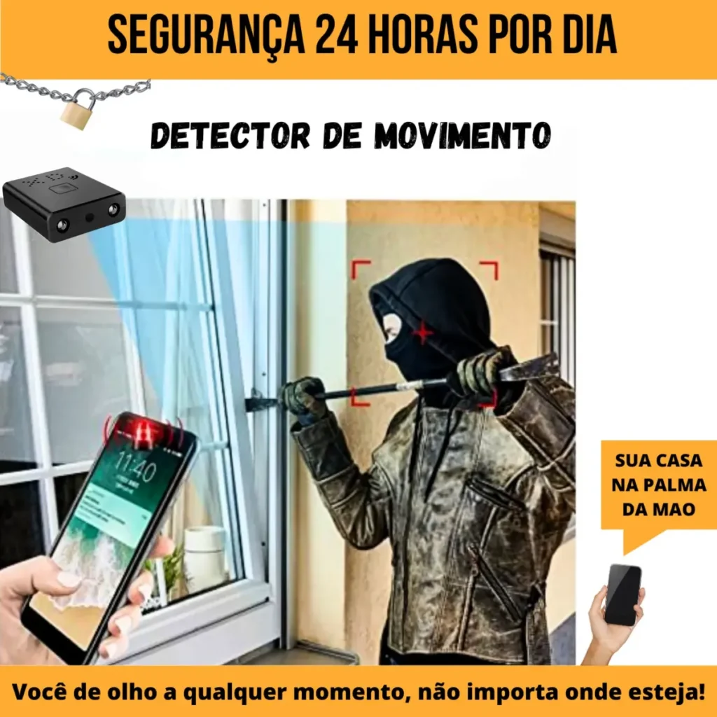 Micro Câmera Espiã XD-2 WiFi 1080p