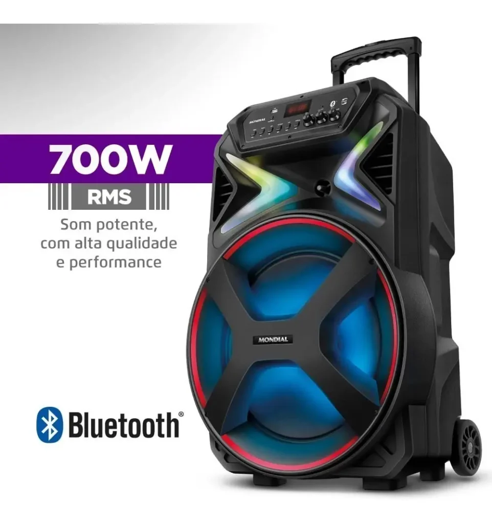 Caixa Amplificada Connect Lights Plus CM-700 Mondial
