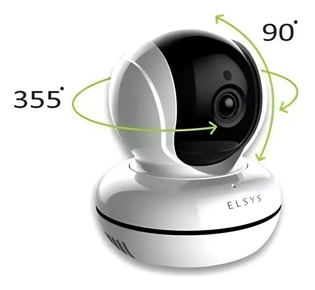 Câmera de Segurança Wi-Fi Rotacional Myra 360° Elsys