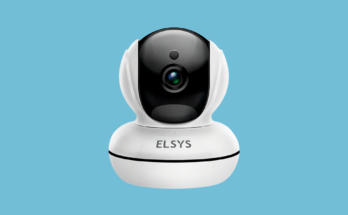 Câmera de Segurança Wi-Fi Rotacional Myra 360° Elsys