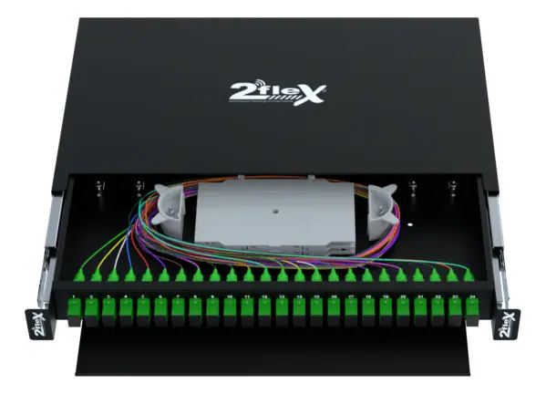 Dio Distribuidor Interno Optico 24fo Sc-apc Completo