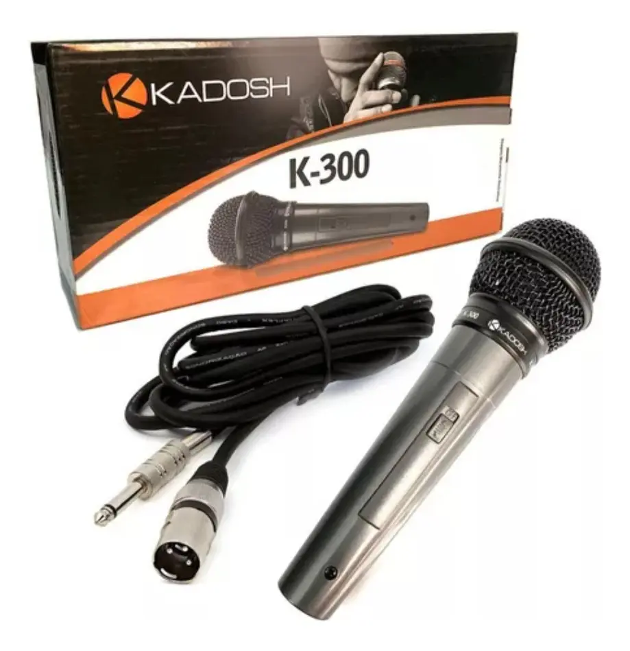 Kit 3 Microfones Profissional Kadosh K300 Igrejas Eventos
