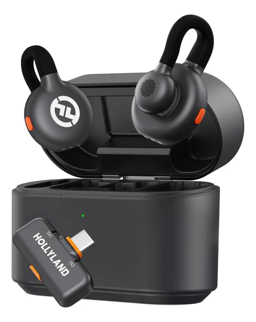 Microfone Hollyland Lark M2S Duo USB-C Duplo para 2 Pessoas
