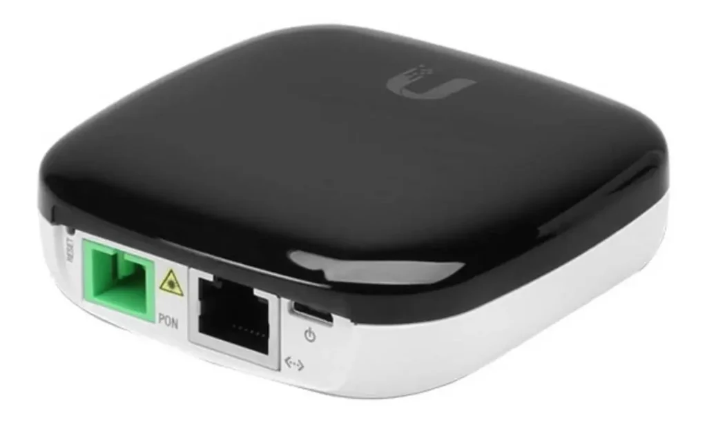 Modem Roteador Ubiquiti UFiber UF-LOCO Preto ONU GPON 2P 1G UF-LOCO I