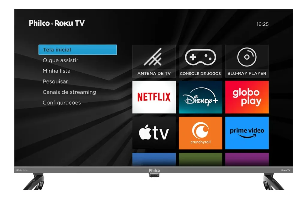 Smart TV 43 Philco P43VIK Roku LED Full HD com Dolby Audio
